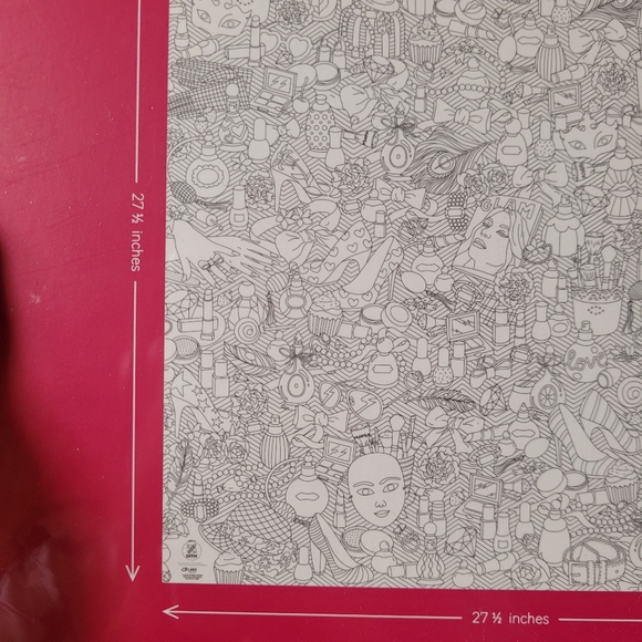 Fashion Giant Colouring Poster - Picture 2 of 4